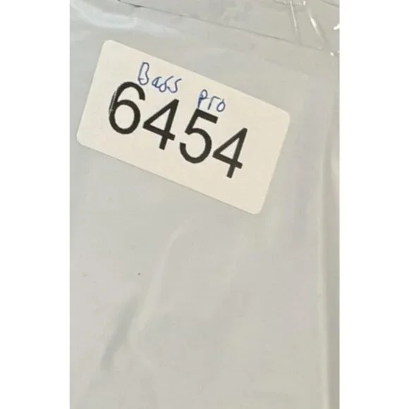 Vintage Bass Pro Shops Shirt Mens Large Gray American Flag Fish Fishing USA Made - Picture 12 of 12